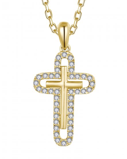 CROSS DIAMOND PENDANT (TP3565)